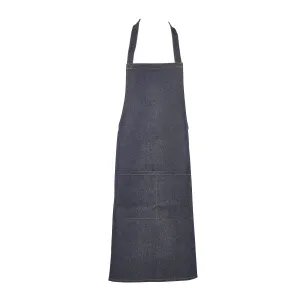 Unwashed Denim Bib Apron 70 x 90cm